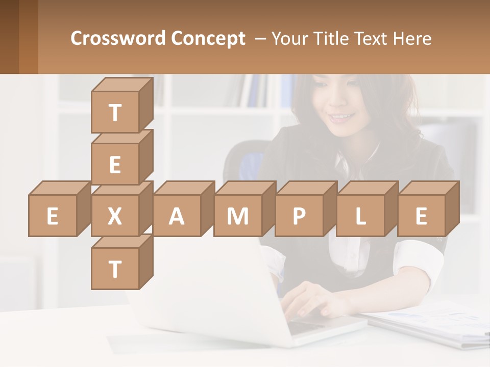 Construct Hand Small PowerPoint Template
