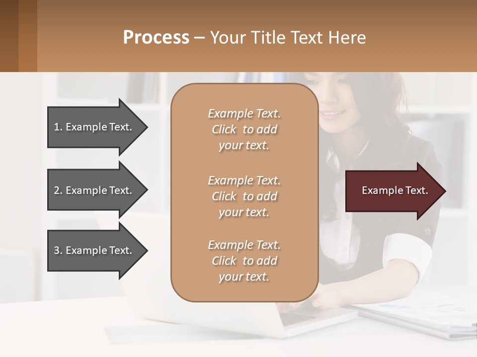 Construct Hand Small PowerPoint Template