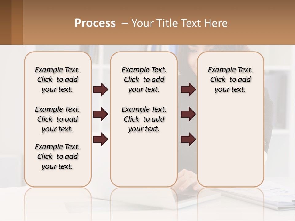 Construct Hand Small PowerPoint Template