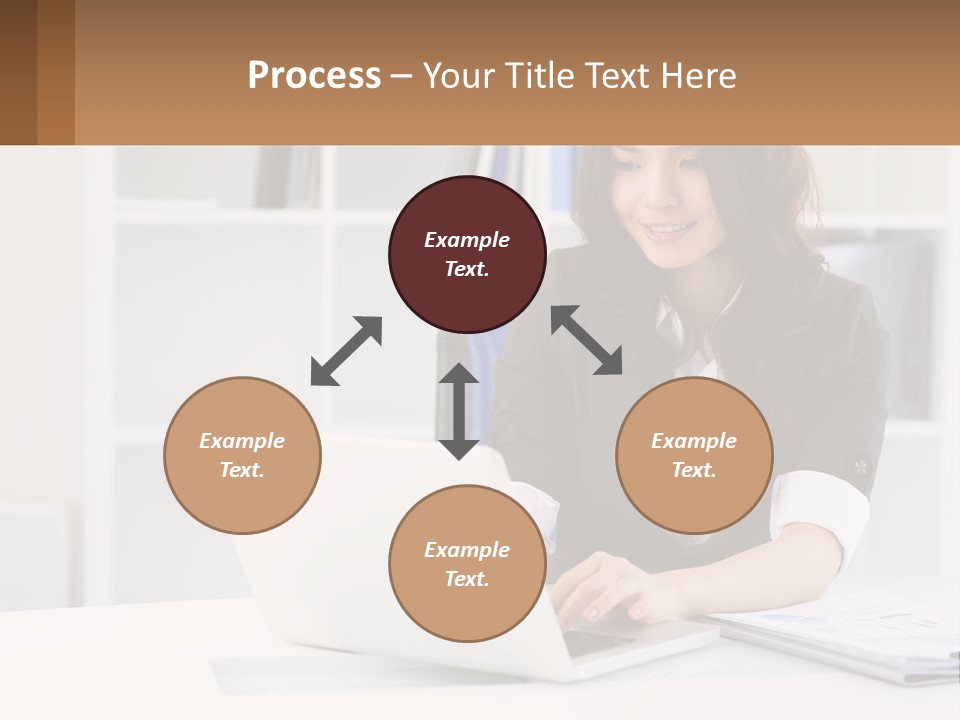 Construct Hand Small PowerPoint Template