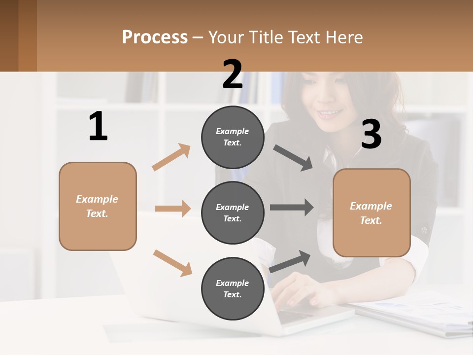 Construct Hand Small PowerPoint Template