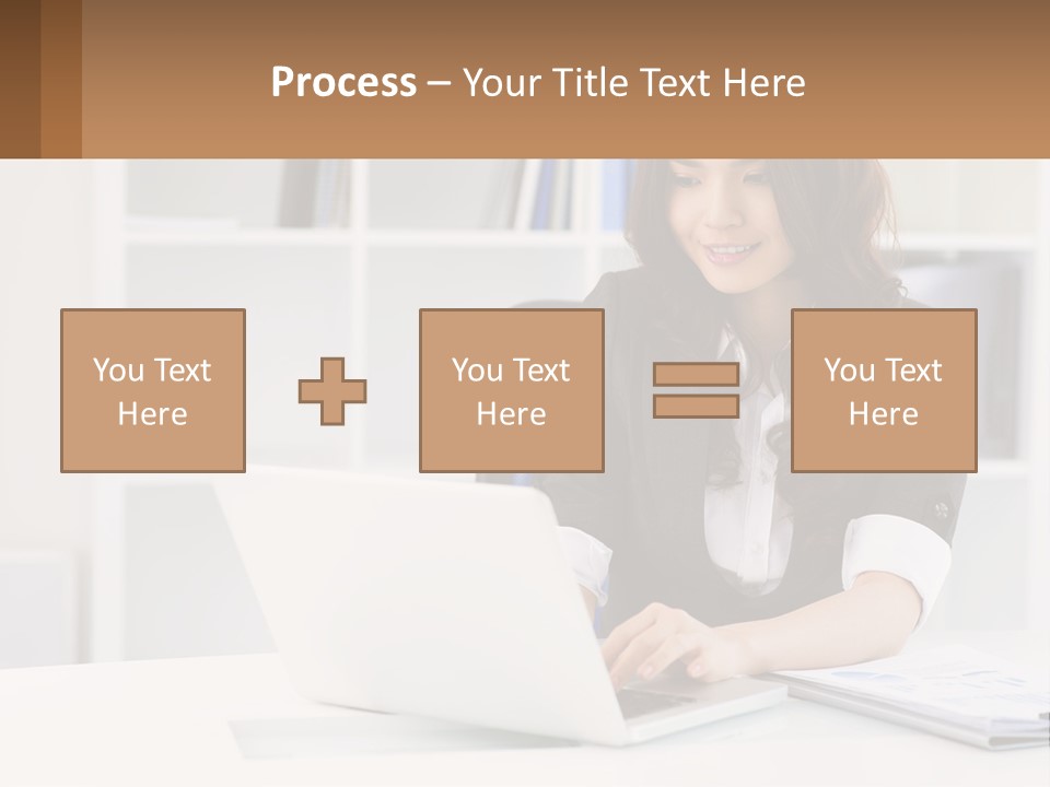Construct Hand Small PowerPoint Template
