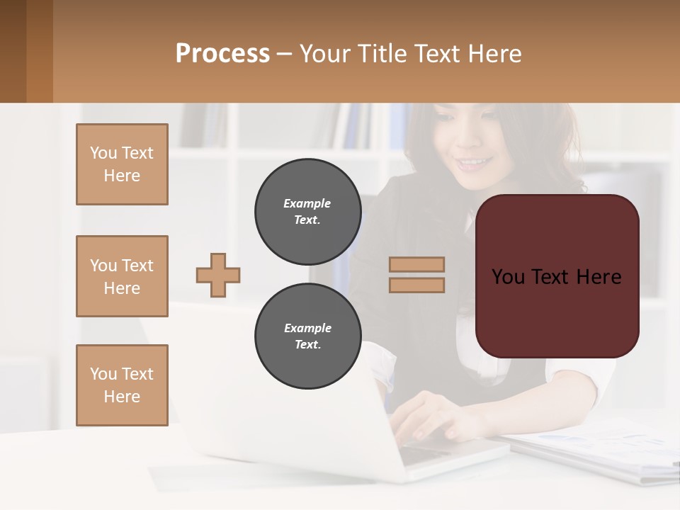 Construct Hand Small PowerPoint Template