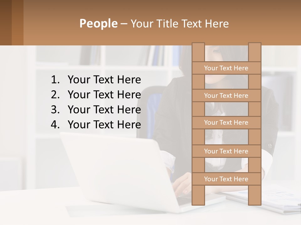 Construct Hand Small PowerPoint Template