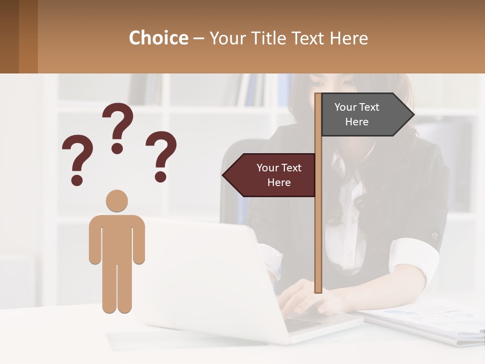Construct Hand Small PowerPoint Template
