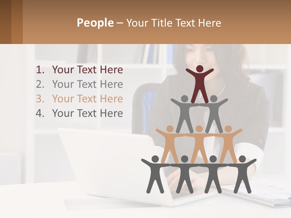 Construct Hand Small PowerPoint Template