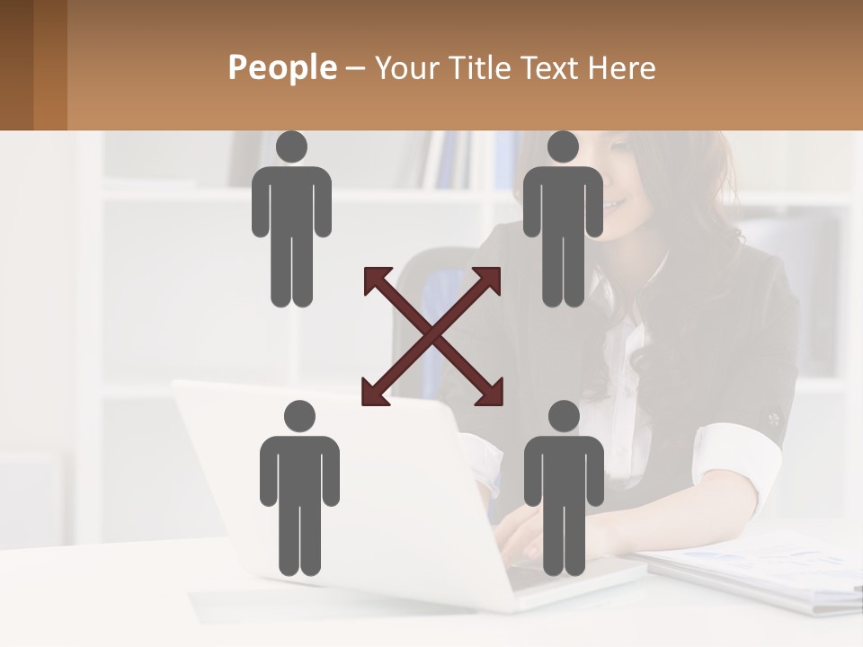 Construct Hand Small PowerPoint Template