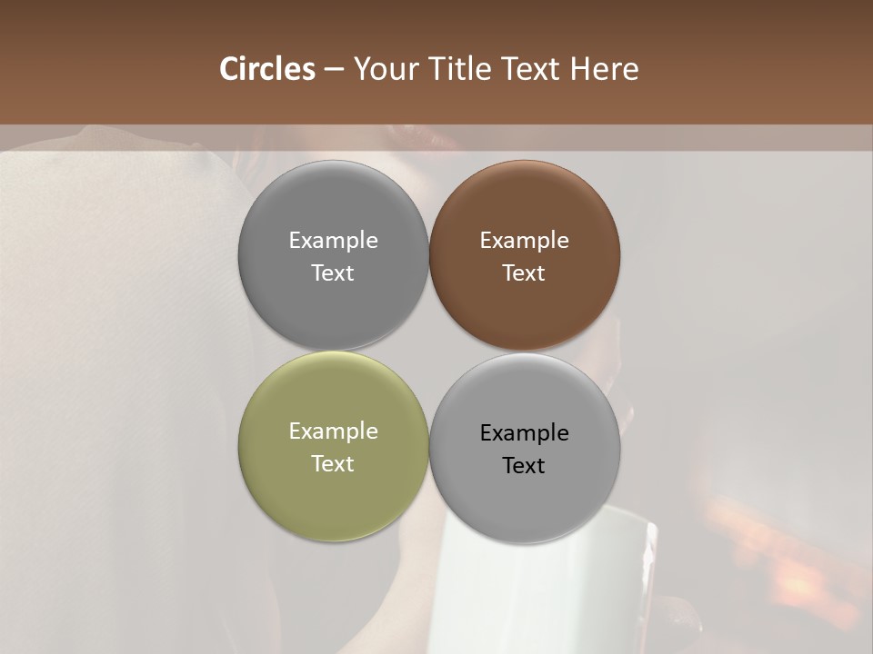 Agent Background Human Hand PowerPoint Template