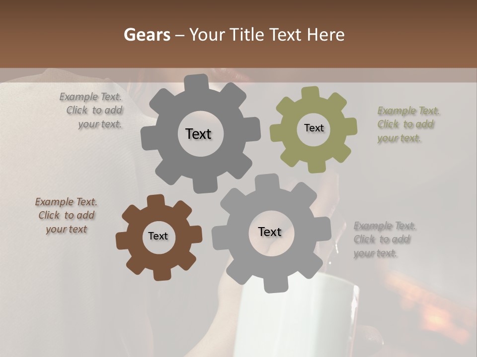 Agent Background Human Hand PowerPoint Template