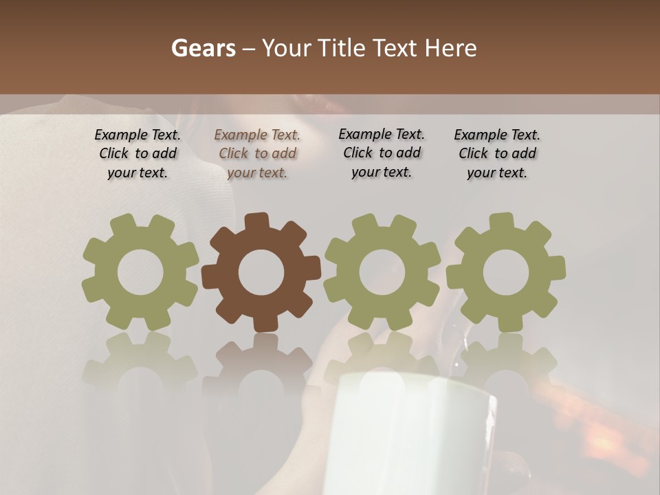 Agent Background Human Hand PowerPoint Template