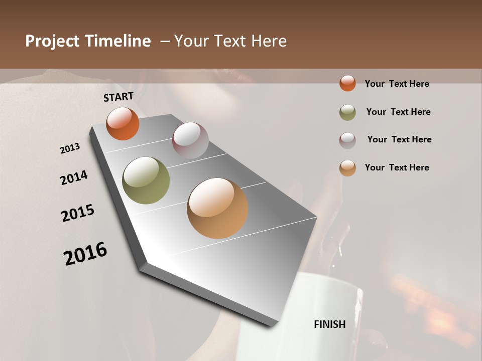 Agent Background Human Hand PowerPoint Template