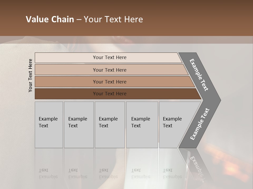 Agent Background Human Hand PowerPoint Template