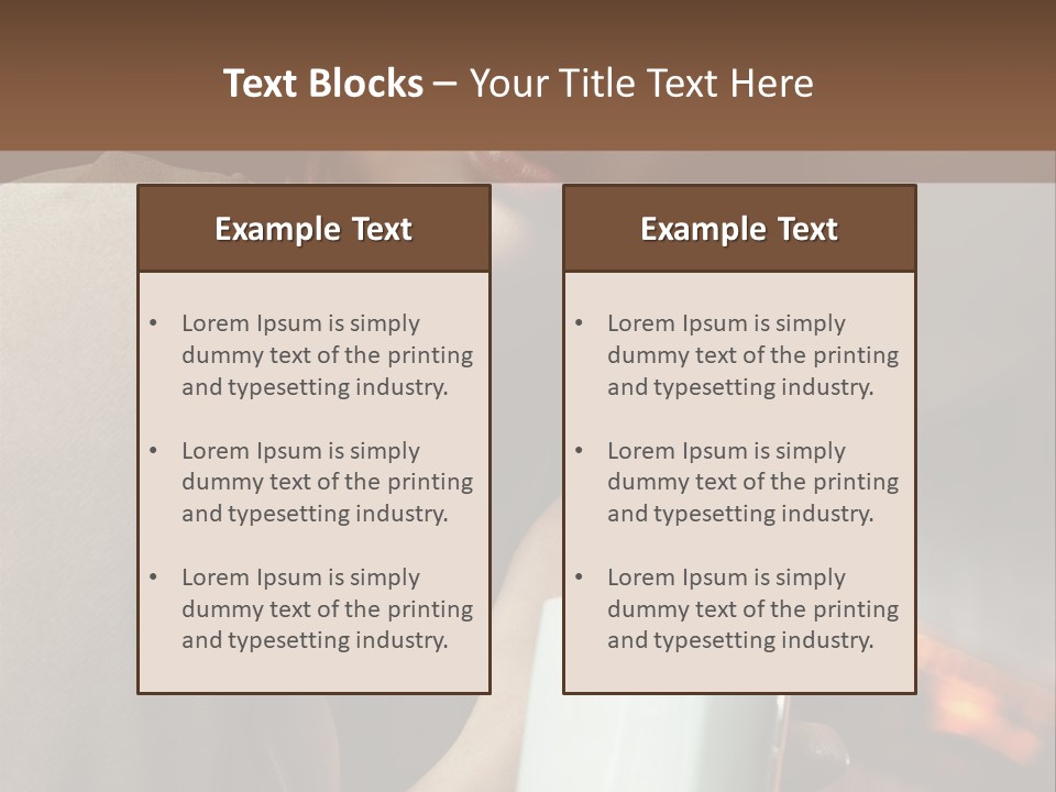 Agent Background Human Hand PowerPoint Template