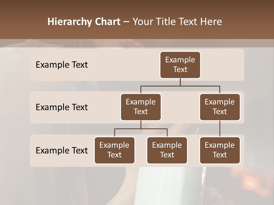 Agent Background Human Hand PowerPoint Template