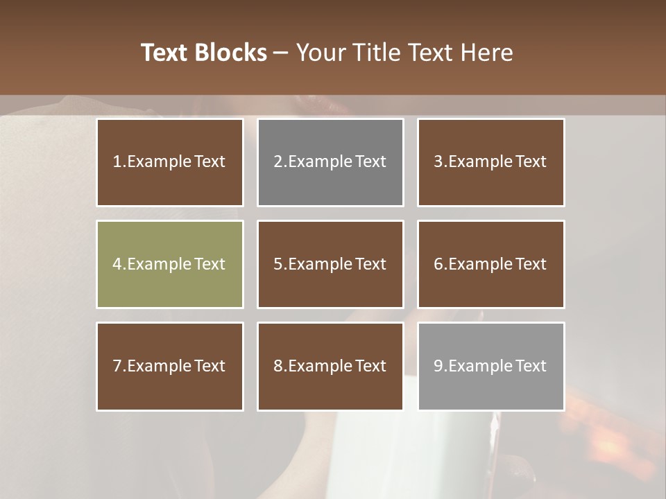 Agent Background Human Hand PowerPoint Template