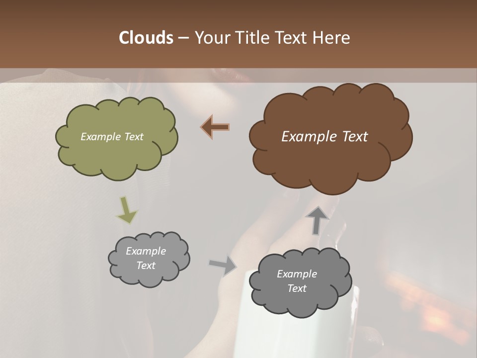 Agent Background Human Hand PowerPoint Template