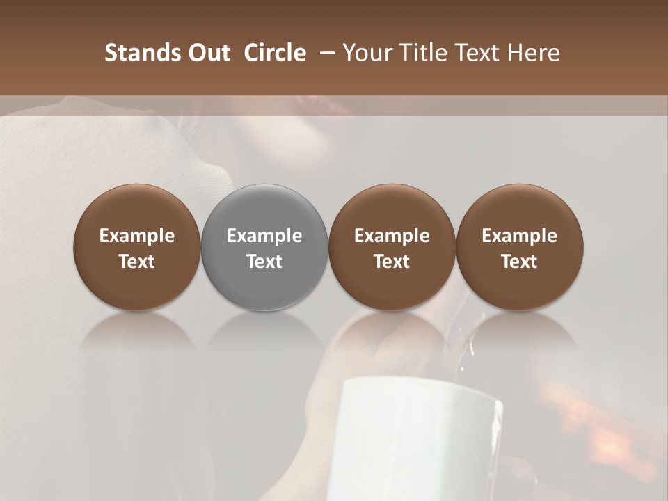 Agent Background Human Hand PowerPoint Template