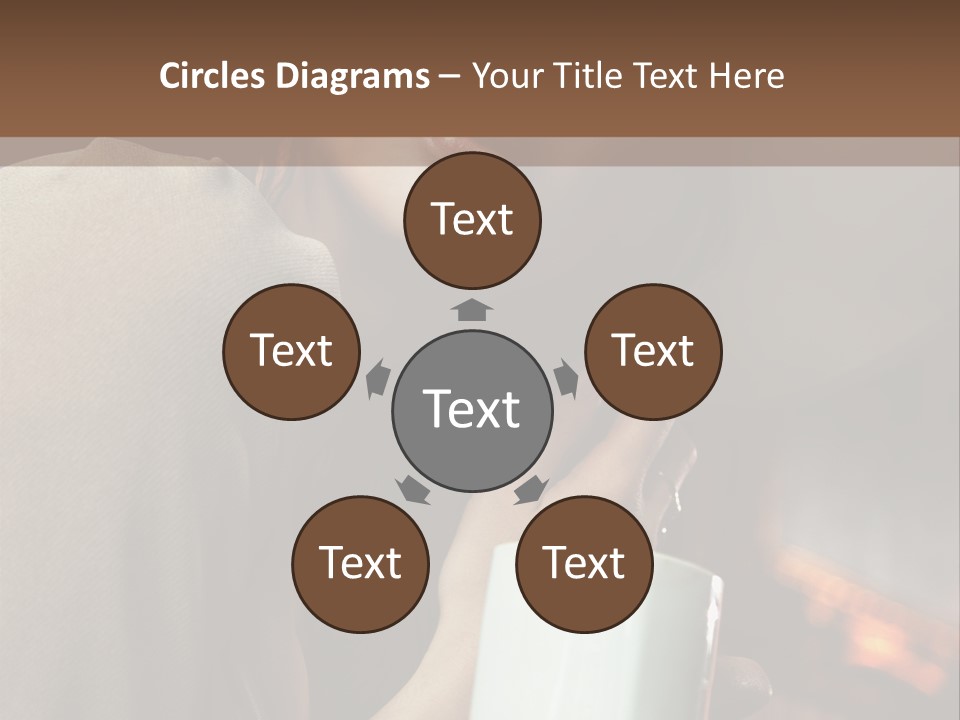 Agent Background Human Hand PowerPoint Template