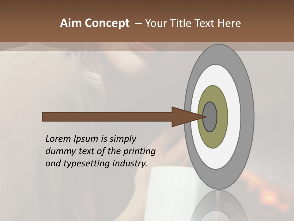 Agent Background Human Hand PowerPoint Template