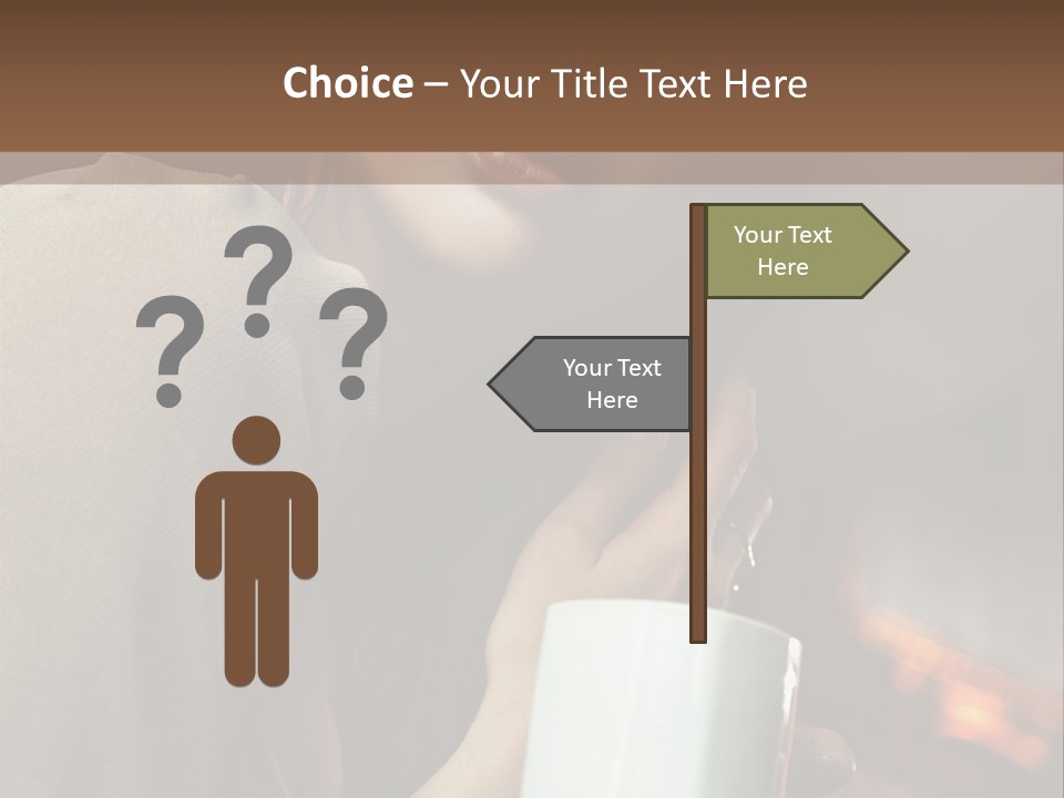 Agent Background Human Hand PowerPoint Template