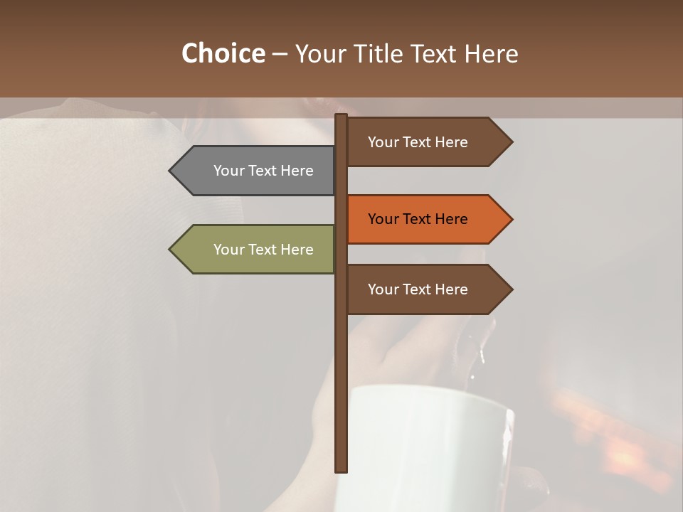 Agent Background Human Hand PowerPoint Template