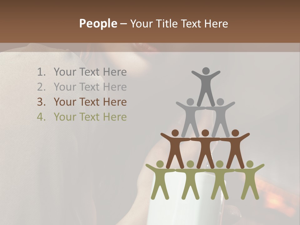 Agent Background Human Hand PowerPoint Template