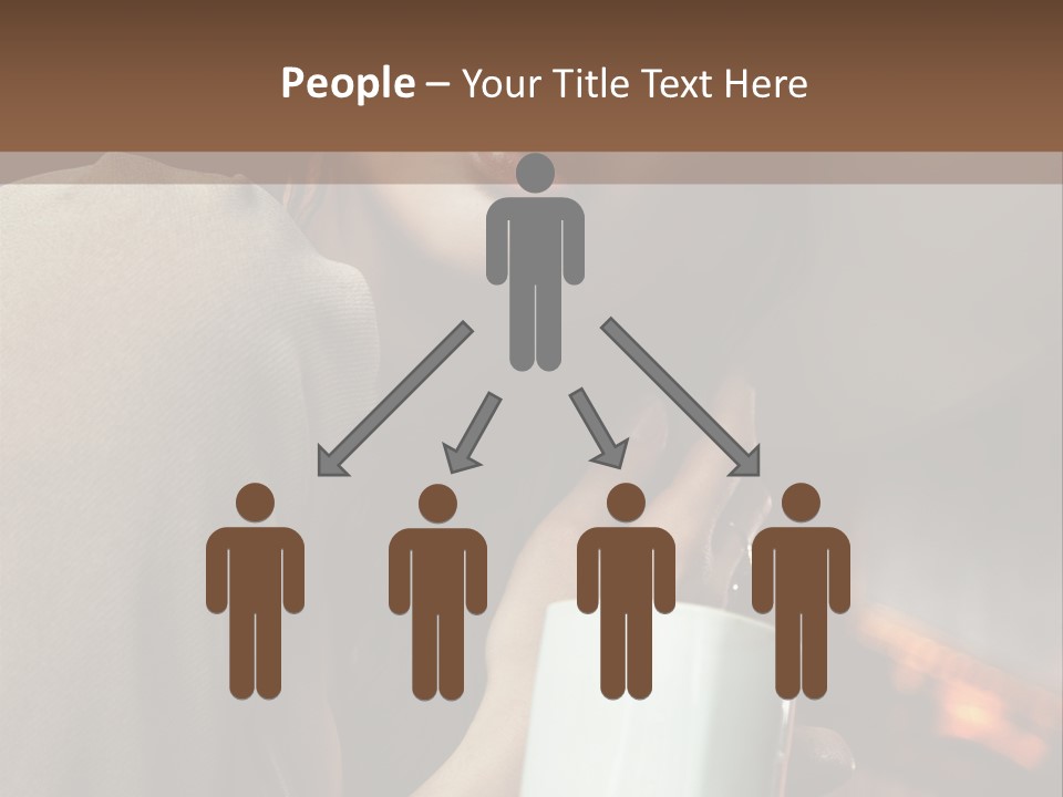 Agent Background Human Hand PowerPoint Template