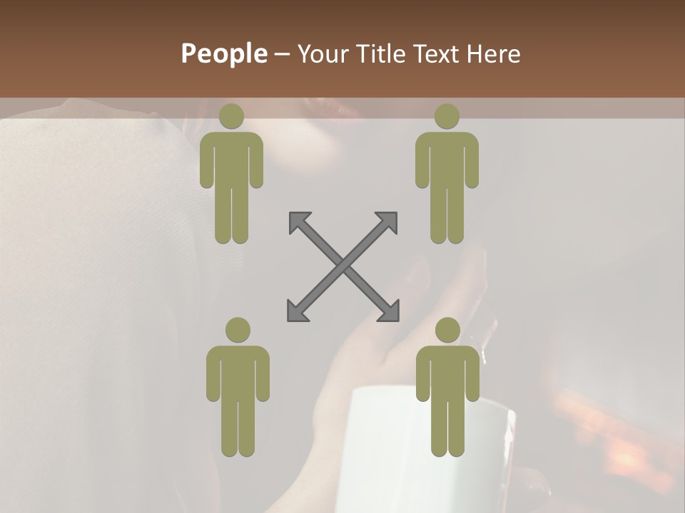 Agent Background Human Hand PowerPoint Template