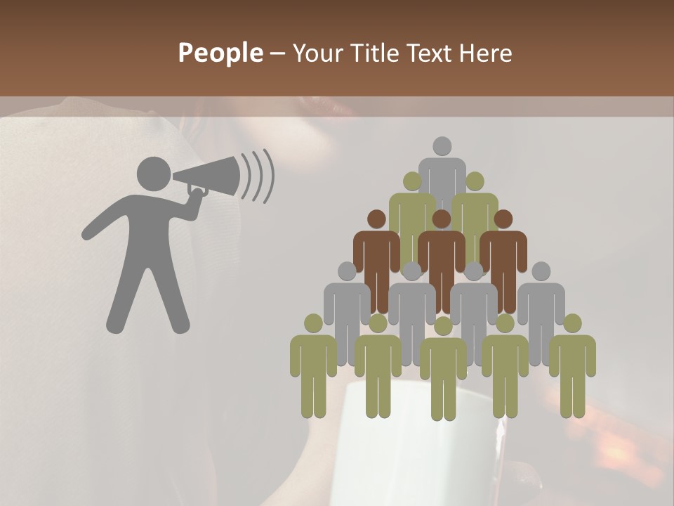 Agent Background Human Hand PowerPoint Template