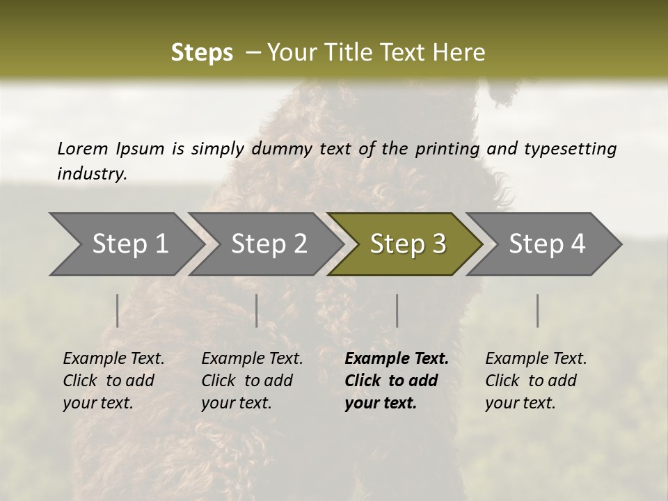 Model Park Grass PowerPoint Template