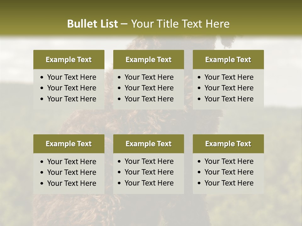 Model Park Grass PowerPoint Template