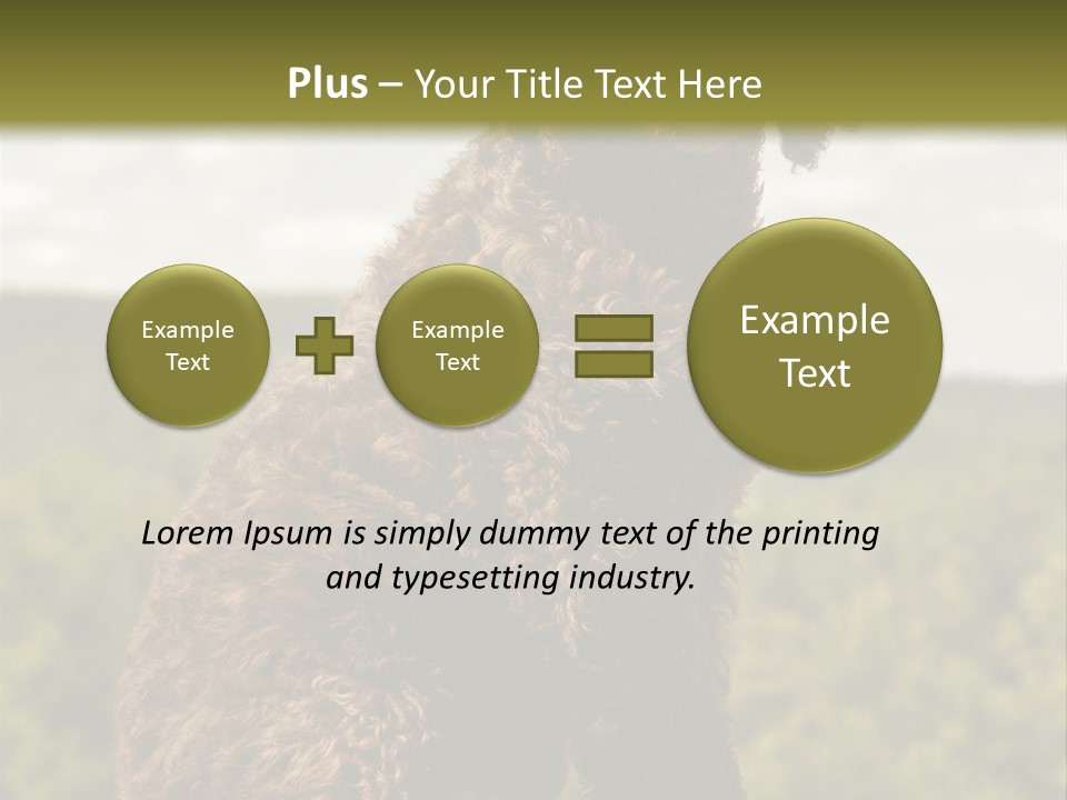 Model Park Grass PowerPoint Template