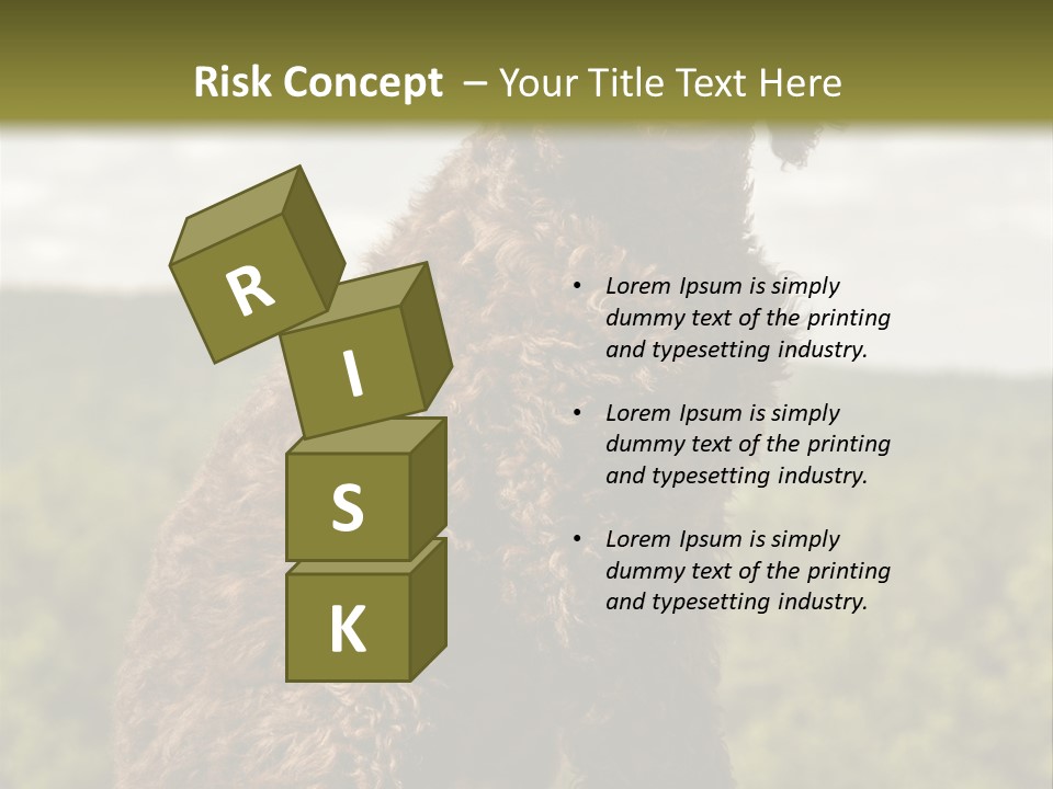 Model Park Grass PowerPoint Template