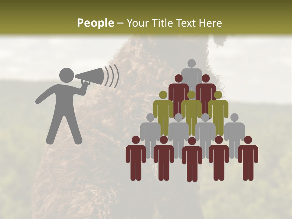 Model Park Grass PowerPoint Template