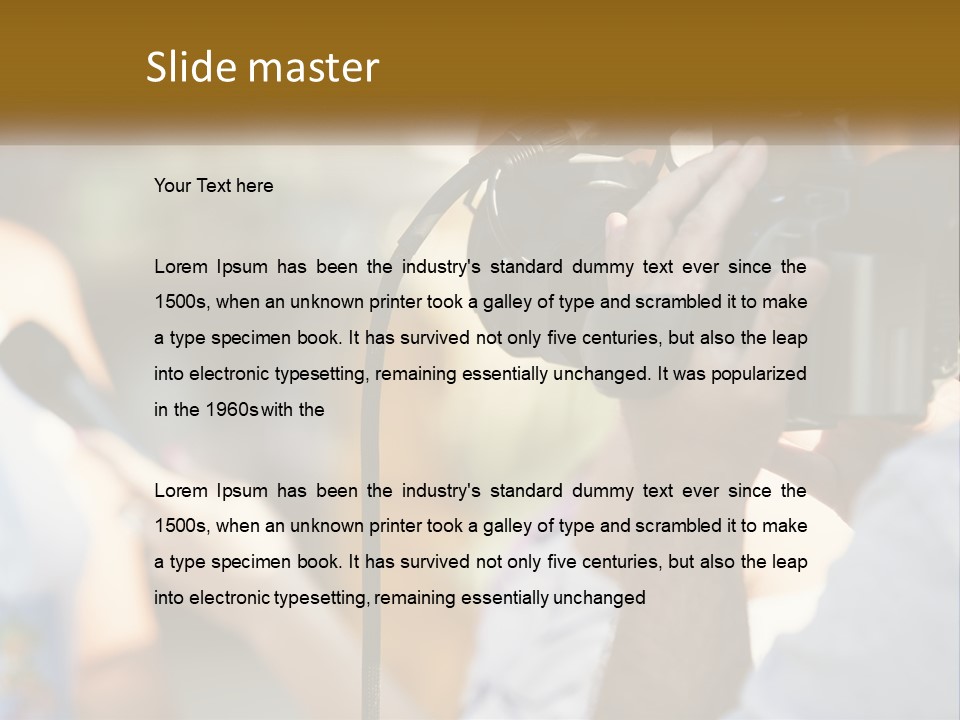 Holding Lawn Residential PowerPoint Template