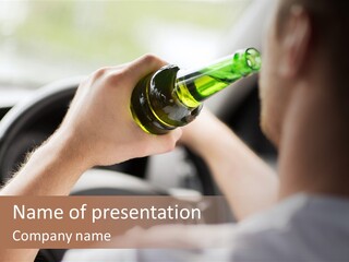 Green Holding Selling PowerPoint Template
