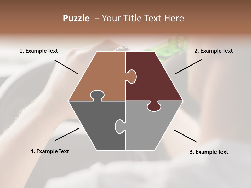 Green Holding Selling PowerPoint Template