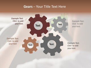 Green Holding Selling PowerPoint Template