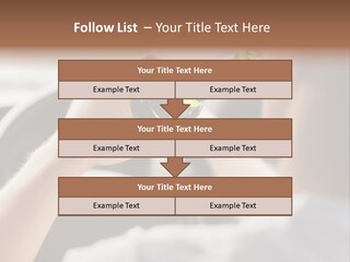 Green Holding Selling PowerPoint Template