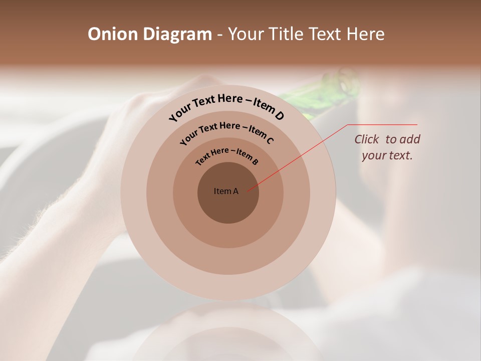 Green Holding Selling PowerPoint Template