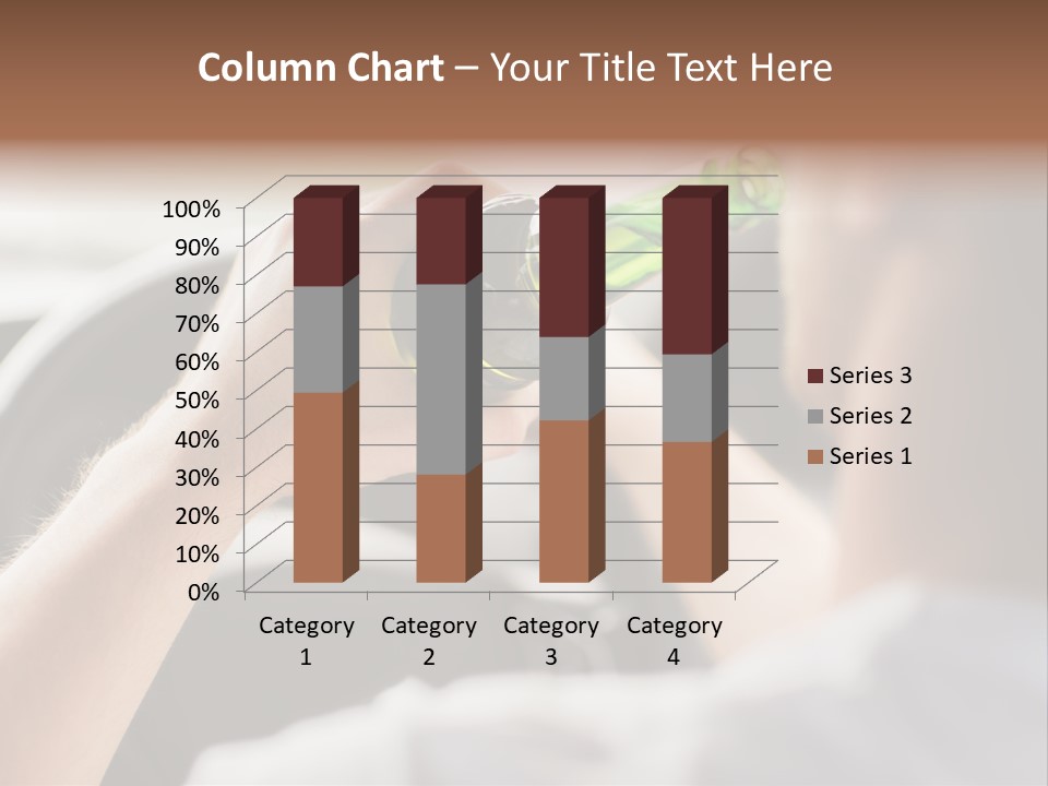 Green Holding Selling PowerPoint Template
