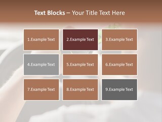 Green Holding Selling PowerPoint Template