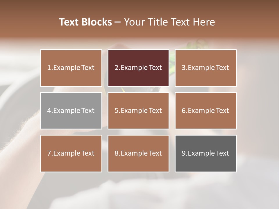 Green Holding Selling PowerPoint Template