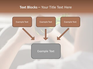 Green Holding Selling PowerPoint Template