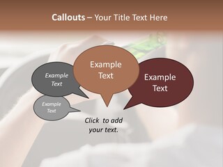 Green Holding Selling PowerPoint Template