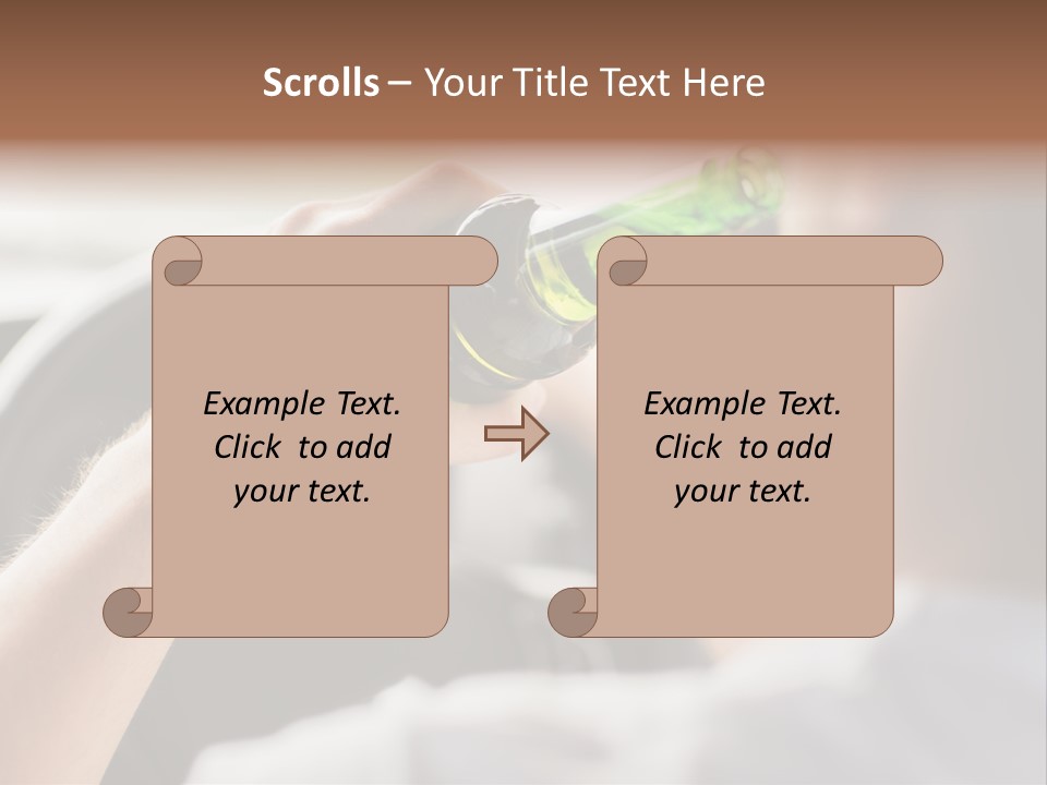 Green Holding Selling PowerPoint Template