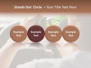 Green Holding Selling PowerPoint Template