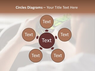 Green Holding Selling PowerPoint Template