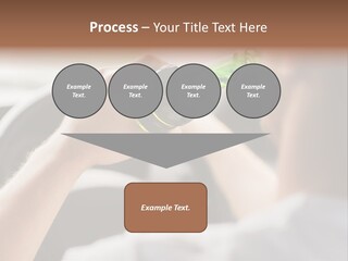 Green Holding Selling PowerPoint Template