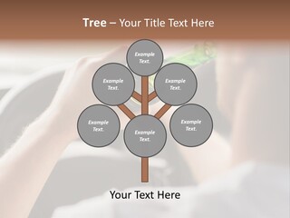 Green Holding Selling PowerPoint Template